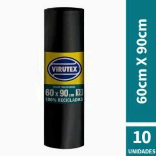 BOLSA VIRUTEX ROLLO BIODEGRADABLE x 10 UNIDADES