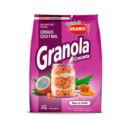 GRANOLA GRANIX CROCANTE x 350 GR