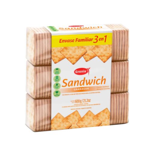 GALLETITAS GRANIX SANDWICH x 600 GR