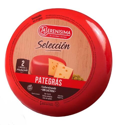 QUESO LA SERENISIMA PATEGRAS H x  KG