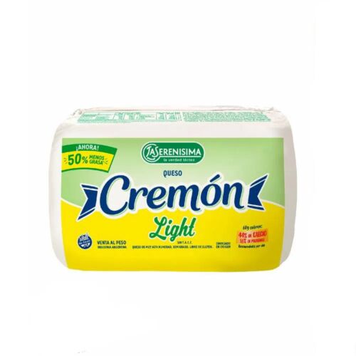 QUESO LA SERENISIMA CREMON LIGHT FRACCIONADO X UNIDAD