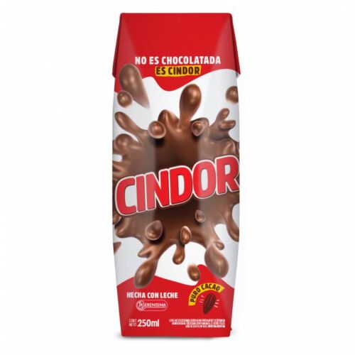 LECHE CINDOR CHOCOLATADA BRICK x 250 ML