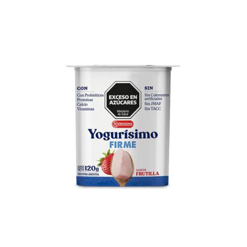 YOGUR YOGURISIMO FIRME FRUTILLA POTE x120 GR