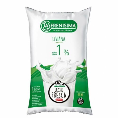 LECHE LA SERENISIMA DESCREMADA ULTRA SACHET x 1 LT