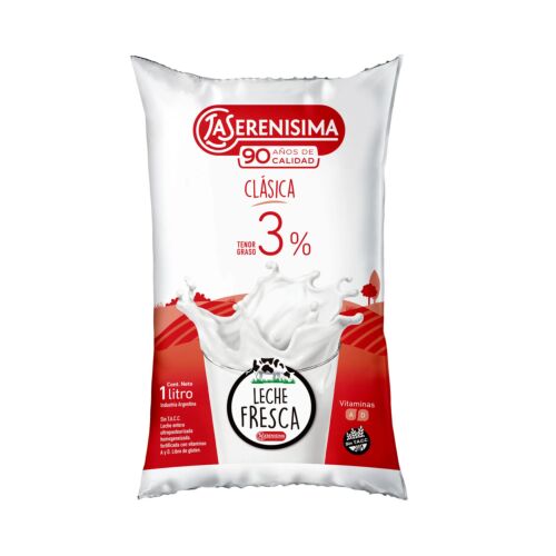 LECHE LA SERENISIMA ENTERA ULTRA SACHET x 1 LT