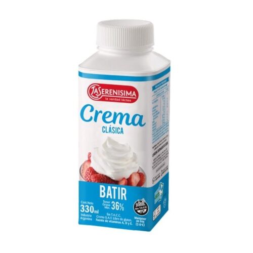 CREMA LA SERENISIMA PARA BATIR TETRATOP x330 ML