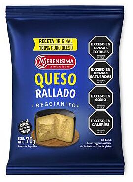 QUESO LA SERENISIMA REGGIANITO RALLADO x 70 GR
