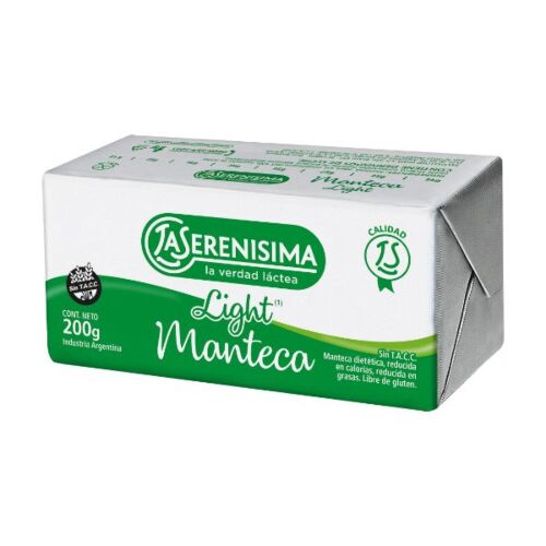 MANTECA LA SERENISIMA LIGHT x 200 GR