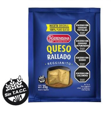 QUESO LA SERENISIMA RALLADO x 35 GR
