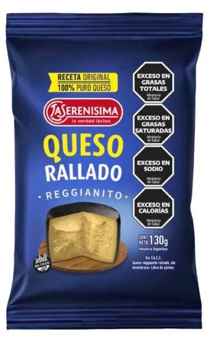 QUESO LA SERENISIMA REGGIANITO RALLADO x 130 GR