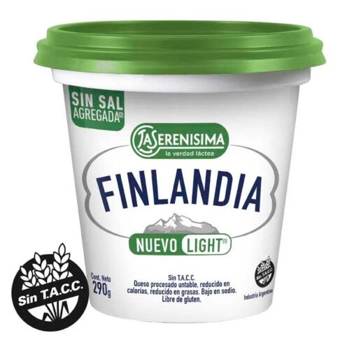 QUESO LA SERENISIMA FINLANDIA BALANCE LIGHT x 290 GR
