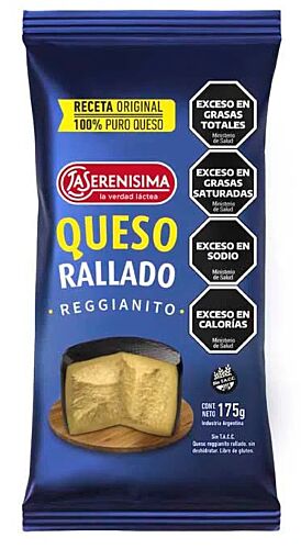 QUESO LA SERENISIMA RALLADO x175 gr