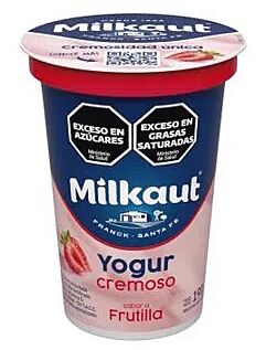 YOGUR MILKAUT BATIDO FRUTILLA x190 GR