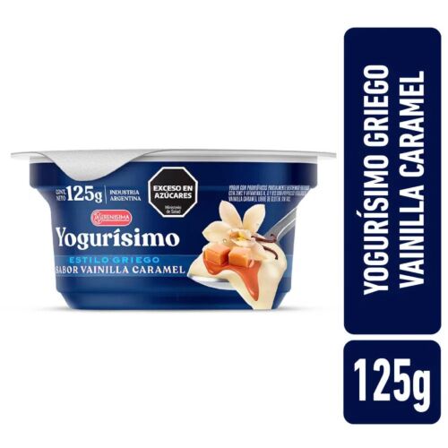 YOGUR YOGURISIMO ESTILO GRIEGO VAINILLA x125 GR