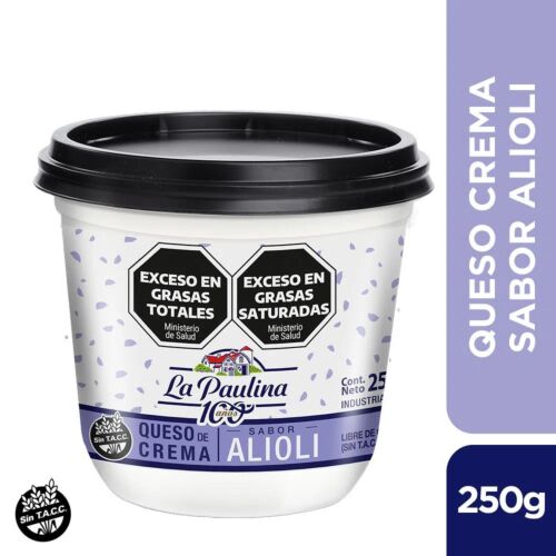 QUESO CREMA LA PAULINA ALIOLI x 250 GR