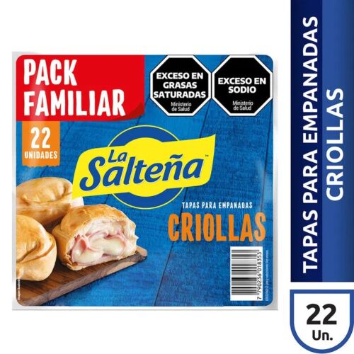 TAPA PARA EMPANADAS LA SALTEÑA CRIOLLA x 12 U