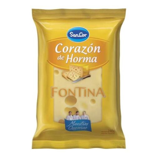 QUESO SANCOR FONTINA TROZADO x UNIDAD