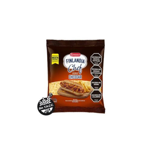 QUESO FINLANDIA CHEF HEBRAS CHEDDAR x 130 GR