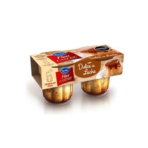 FLAN CASERO SANCOR ENTERA CON DULCE DE LECHE x 240 GR
