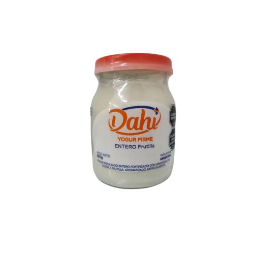 YOGUR DAHI CON PULPA ENTERA FRUTILLA x 190 GR