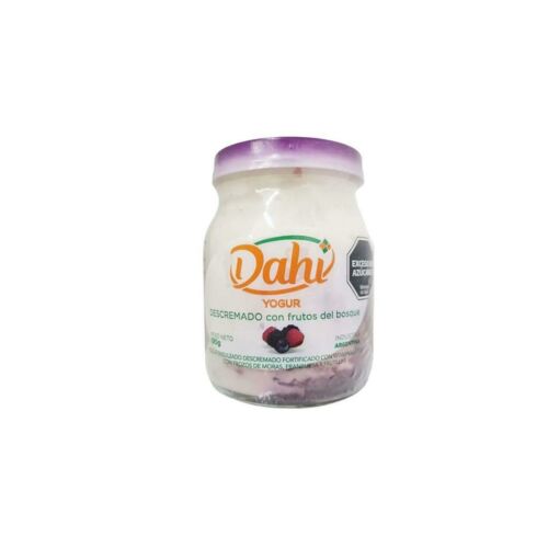 YOGUR DAHI CON PULPA DESCREMADA FRUTOS DEL BOSQUE x 190 GR