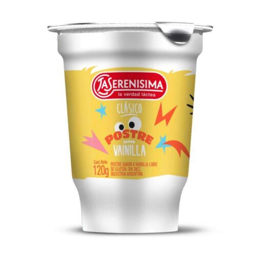 POSTRE LA SERENISIMA CLASICO VAINILLA x 95 GR