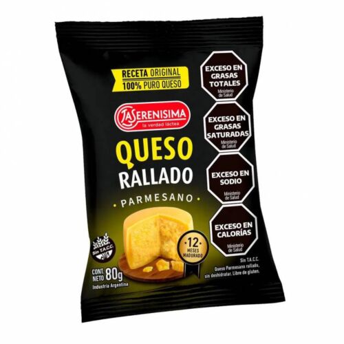 QUESO LA SERENISIMA RALLADO PARMESANO x80 GR