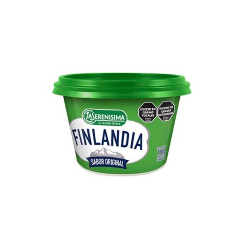 QUESO LA SERENISIMA FINLANDIA REDUCIDO EN CALORIAS x 180 GR