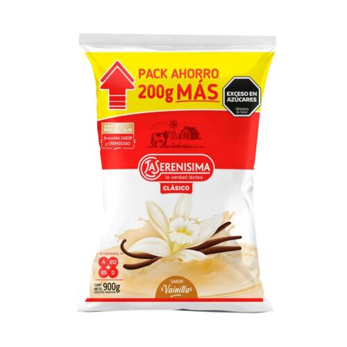 YOGUR LA SERENISIMA CLASICO VAINILLA ENTERA SACHET x 1,1 KG