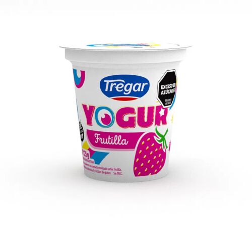 YOGUR TREGAR CREMA ENTERA FRUTILLA x 125 GR