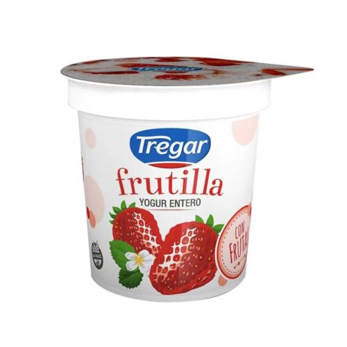 YOGUR TREGAR FRUTAS ENTERA FRUTILLA x 160 GR