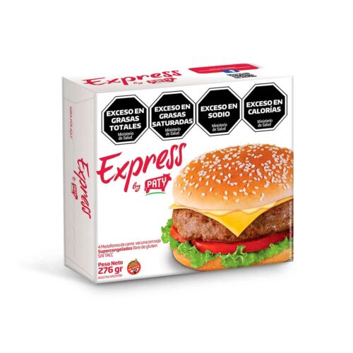 HAMBURGUESA PATY EXPRESS x 4 UNIDADES