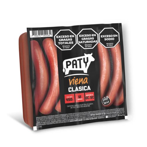 SALCHICHA PATYVIENA x 12 UNIDADES