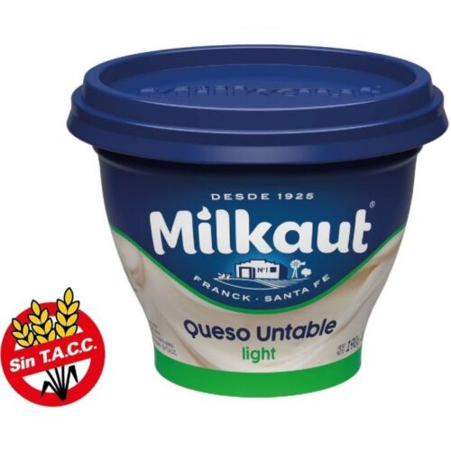 QUESO UNTABLE MILKAUT TRADICIONAL LIGHT x 190 GR