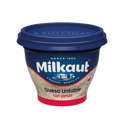 QUESO UNTABLE MILKAUT JAMON x 190 GR