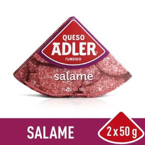 QUESO ADLER TRIANGULO SALAME x 100 GR