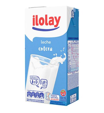 LECHE ILOLAY LARGA VIDA ENTERA x 1 LT