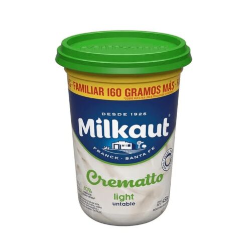 QUESO MILKAUT CREMATTO LIGHT x450 GR