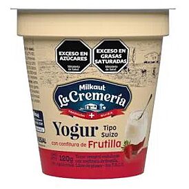 YOGUR LA CREMERIA CON CONFITURA DE FRUTILLA x 120 GR