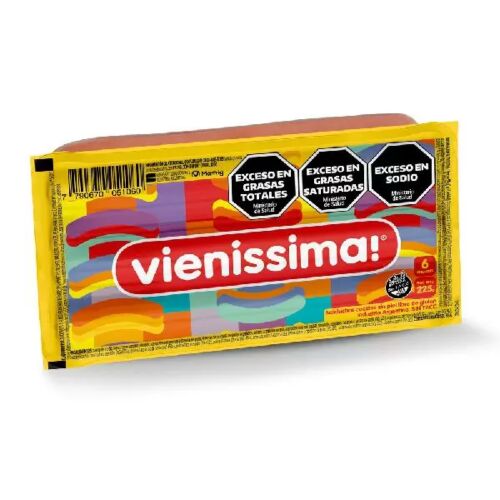 SALCHICHA VIENISSIMA x 6 UNIDADES