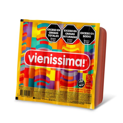 SALCHICHA VIENISSIMA x 12 UNIDADES