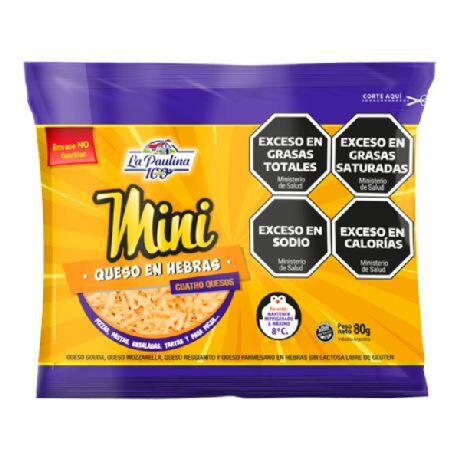 QUESO LA PAULINA HEBRAS MINI x UNIDAD