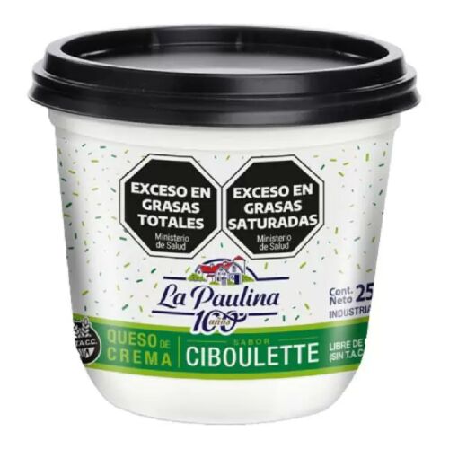 QUESO LA PAULINA CREMA CIBOULETTE x 250 GR