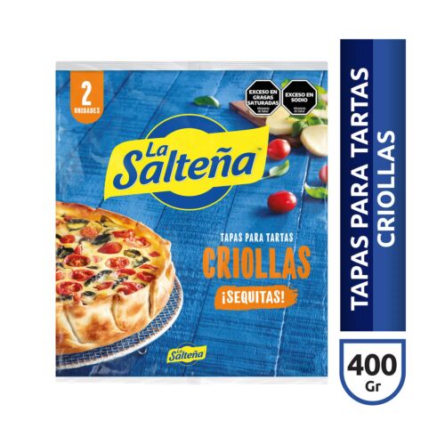 TAPA PARA PASCUALINA LA SALTEÑA CRIOLLA x 2 U