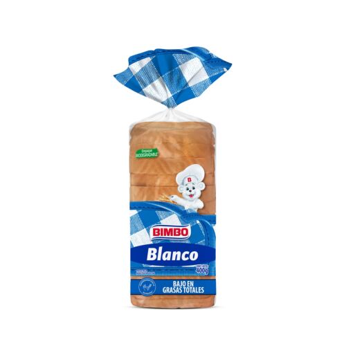 PAN BIMBO BLANCO x 400 GR