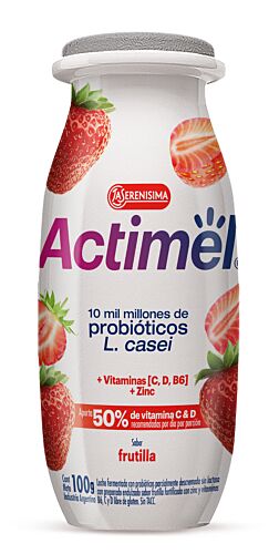 YOGUR ACTIMEL FRUTILLA x 100 ML