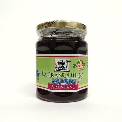 MERMELADA LA TRANQUILINA ARANDANO LIGHT x 330 GR