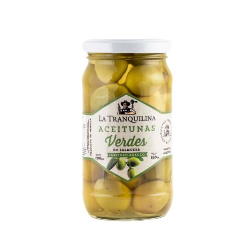 ACEITUNAS LA TRANQUILINA VERDES x 330 GR