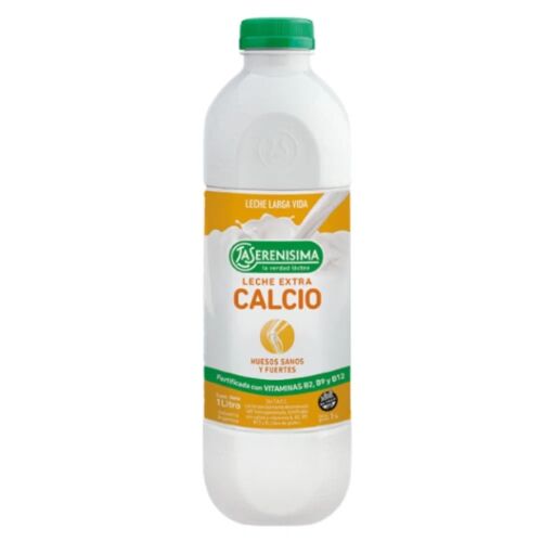 LECHE LA SERENISIMA DESCREMADA EXTRA CALCIO PET x 1 LT