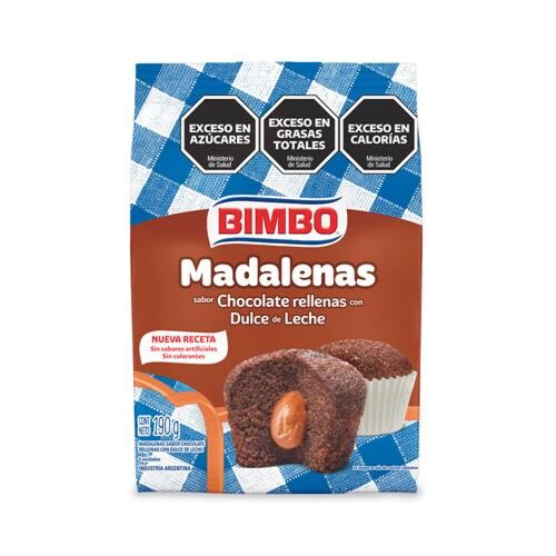 MAGDALENAS BIMBO CHOCOLATE x 180 GR